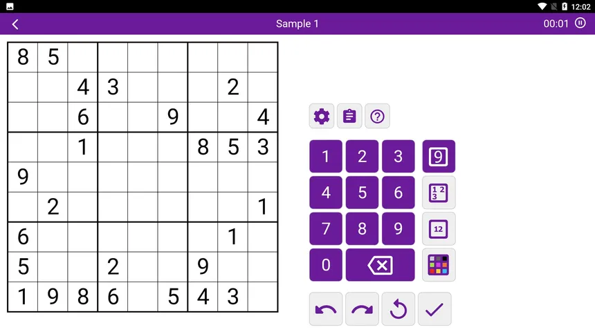 Скриншот 1 к игре Sven's SudokuPad