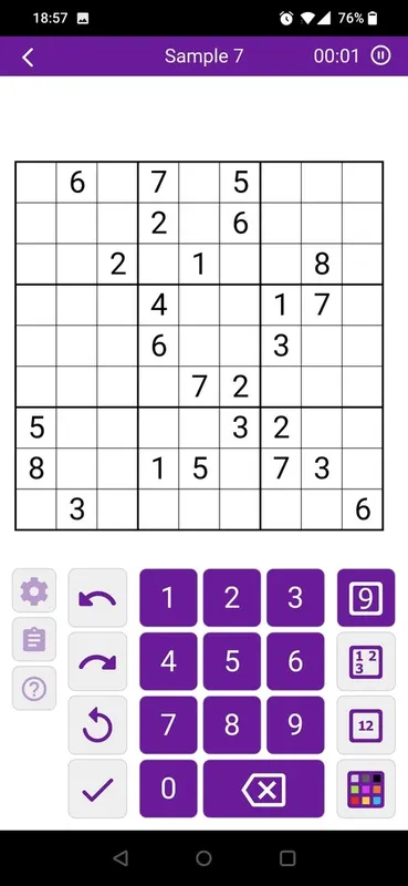 Скриншот 3 к игре Sven's SudokuPad