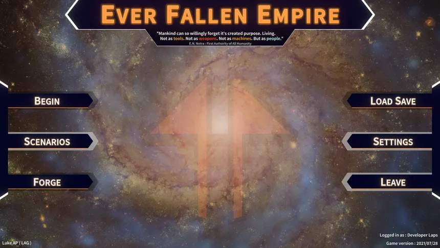 Скриншот 1 к игре Ever Fallen Empire