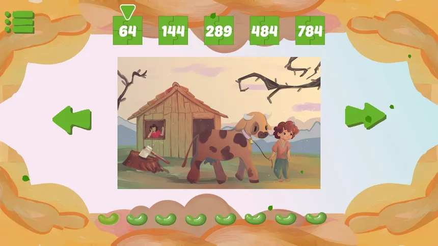 Скриншот 1 к игре Jigsaw Puzzle - Jack and the Beanstalk