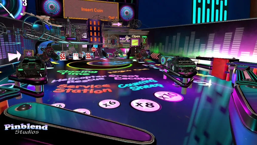 Скриншот 3 к игре Neon Nights Pinball