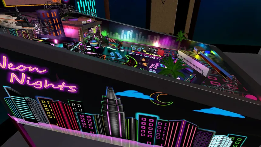 Скриншот 6 к игре Neon Nights Pinball