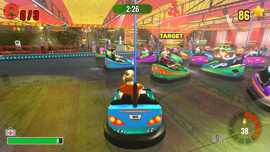 Скриншот 2 к игре Ultimate Bumper Cars - Dodgems