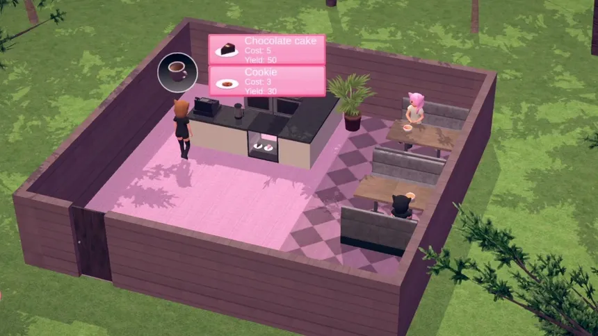 Скриншот 1 к игре Cat Cafe Simulator
