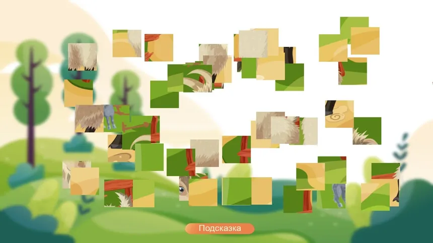 Скриншот 3 к игре Jigsaw With Animals