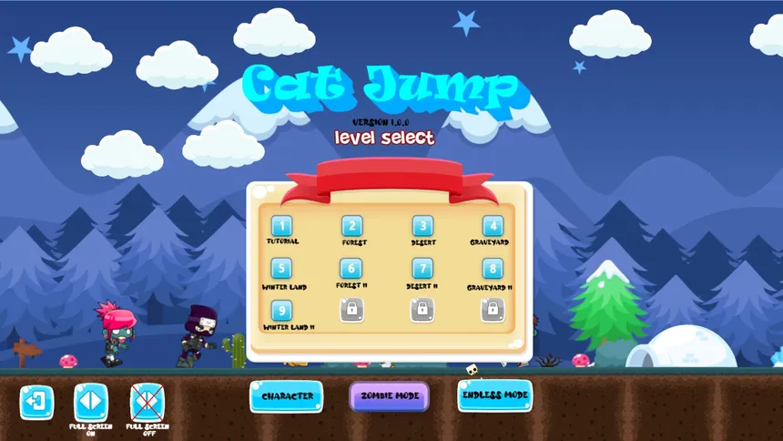 Скриншот 1 к игре Cat Jump