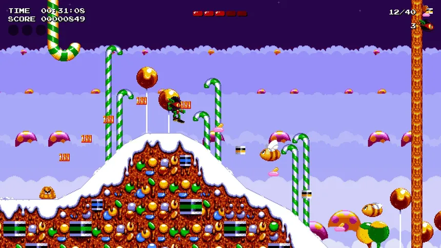 Скриншот 1 к игре Zool Redimensioned