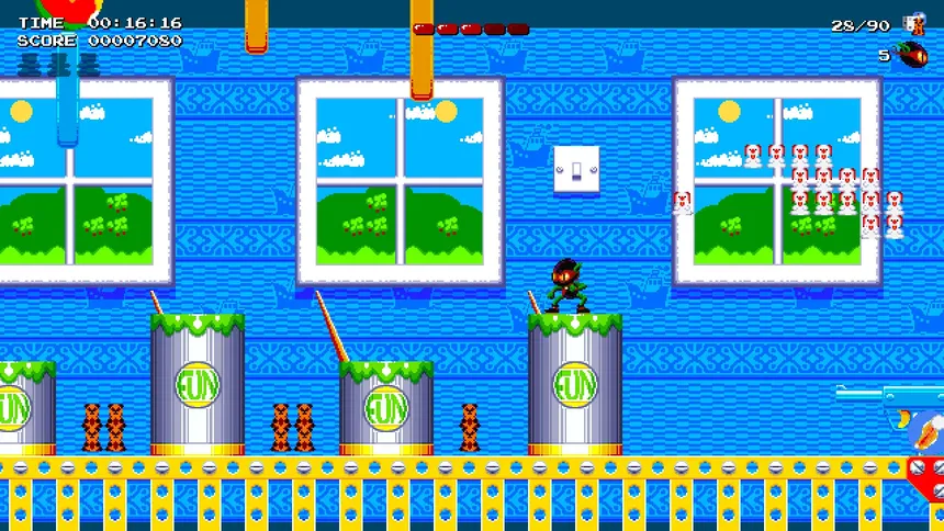 Скриншот 5 к игре Zool Redimensioned
