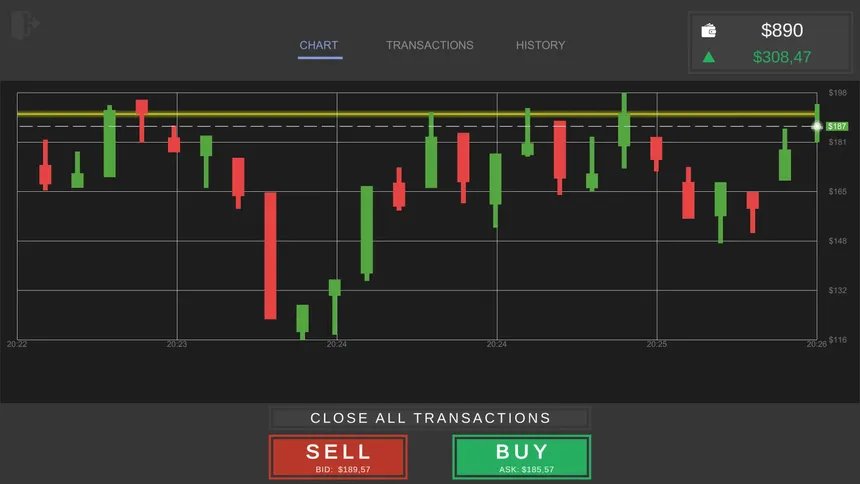 Скриншот 1 к игре Idle Trading Simulator