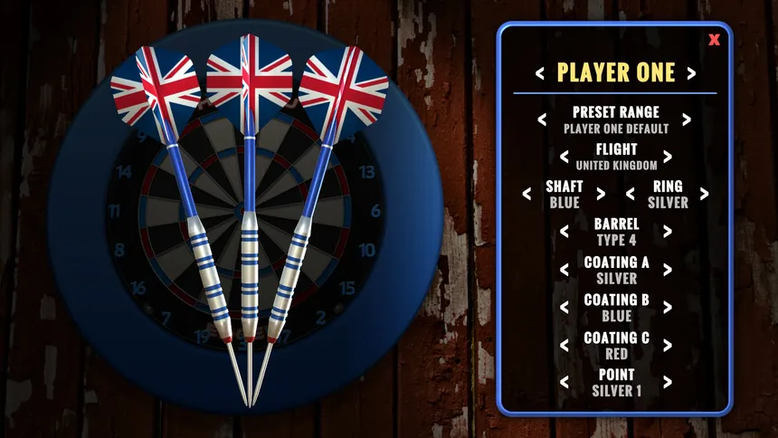 Скриншот 2 к игре Dan Sisal's 501 Darts Trainer