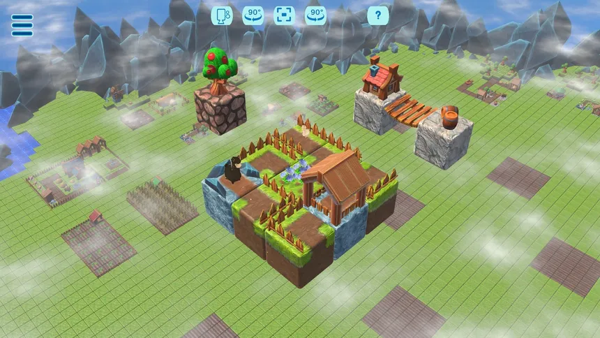 Скриншот 1 к игре Floating Farmer - Logic Puzzle