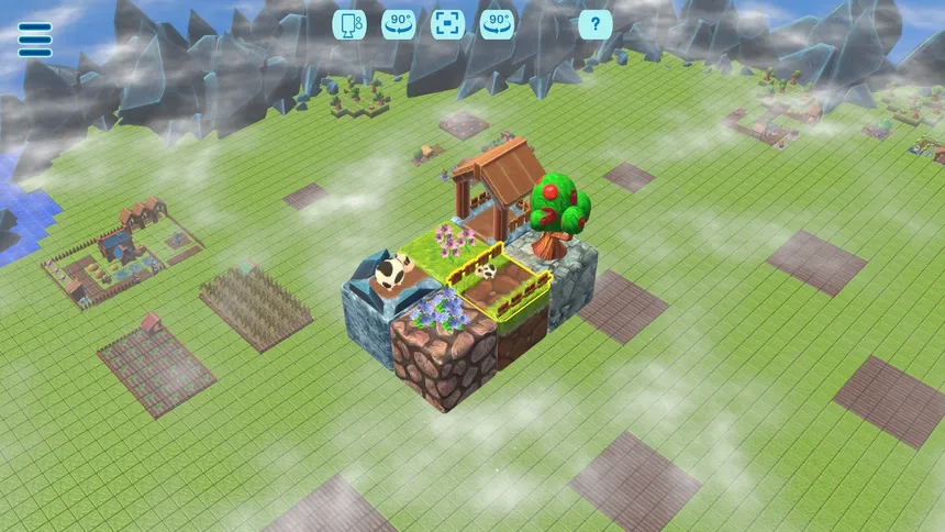 Скриншот 2 к игре Floating Farmer - Logic Puzzle