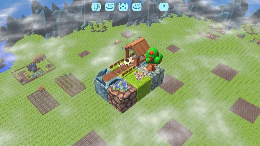 Скриншот 3 к игре Floating Farmer - Logic Puzzle
