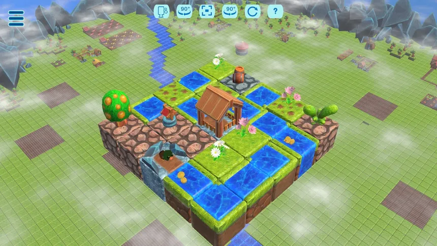 Скриншот 4 к игре Floating Farmer - Logic Puzzle