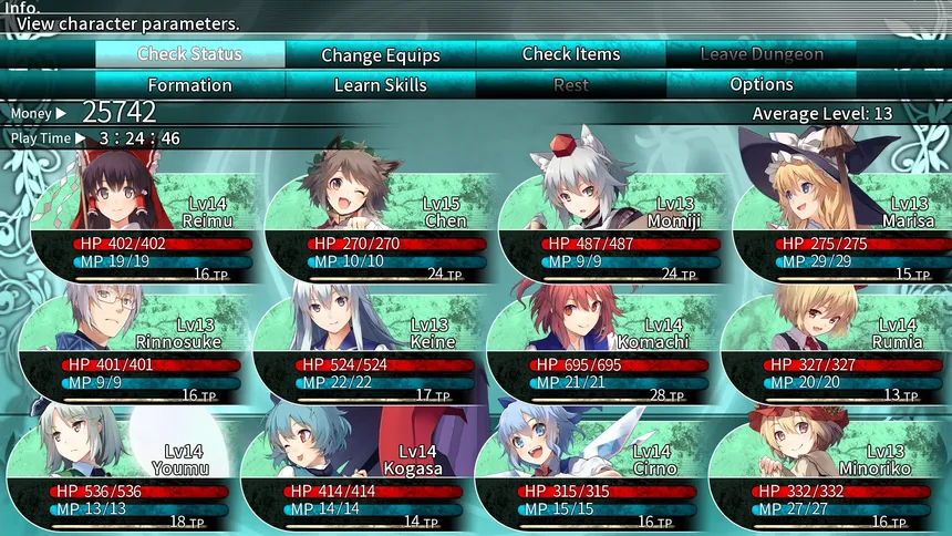 Скриншот 3 к игре LABYRINTH OF TOUHOU - GENSOKYO AND THE HEAVEN-PIERCING TREE