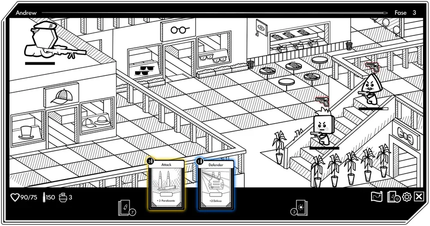 Скриншот 3 к игре Geometric Sniper - Card Game