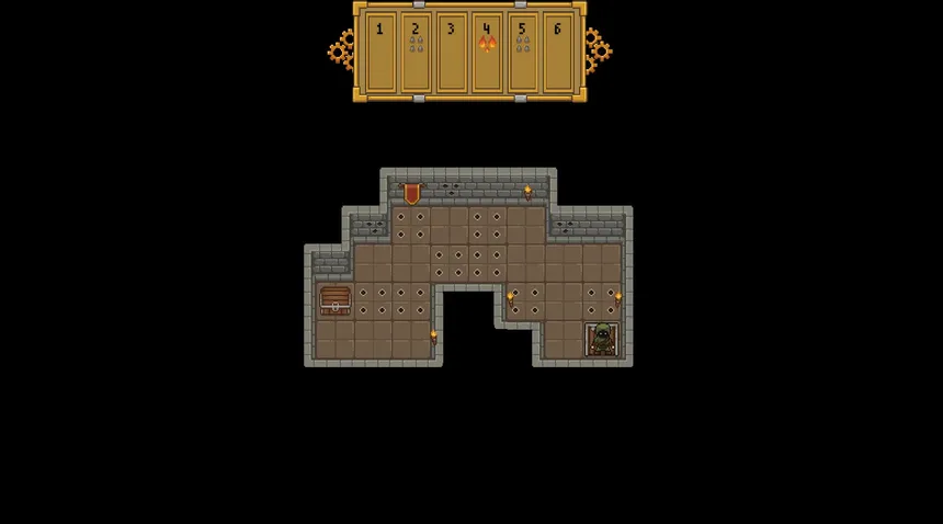 Скриншот 1 к игре Clockwork Dungeon