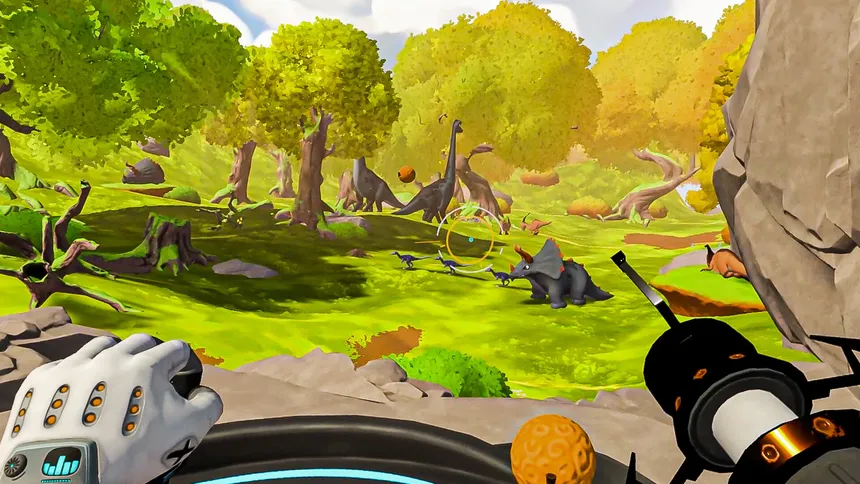 Скриншот 1 к игре Jurassic Snap