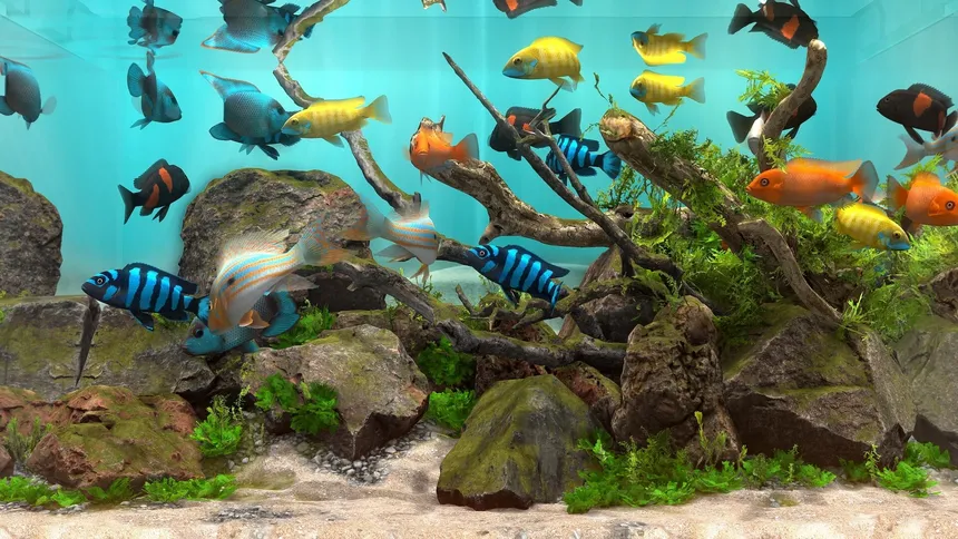 Скриншот 1 к игре Behind Glass: Aquarium Simulator