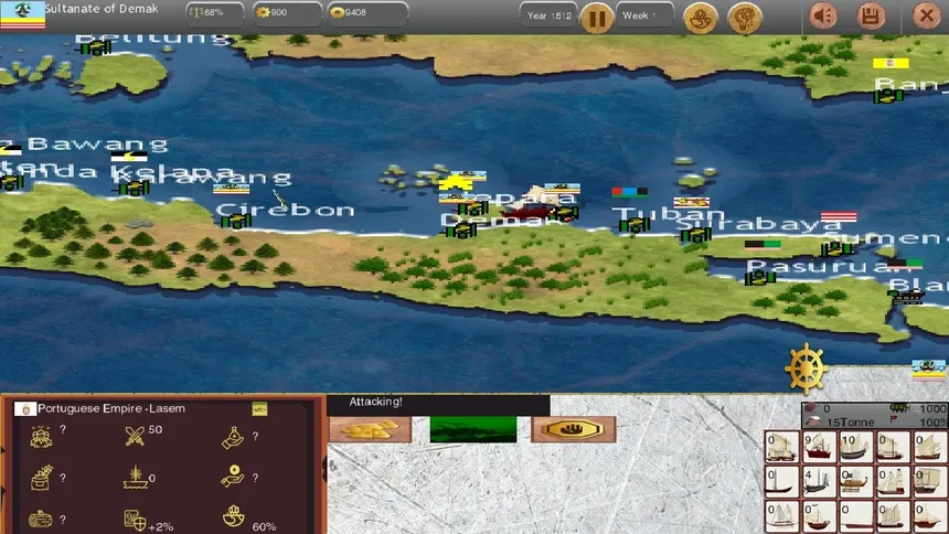 Скриншот 3 к игре Perang Laut - Maritime Warfare