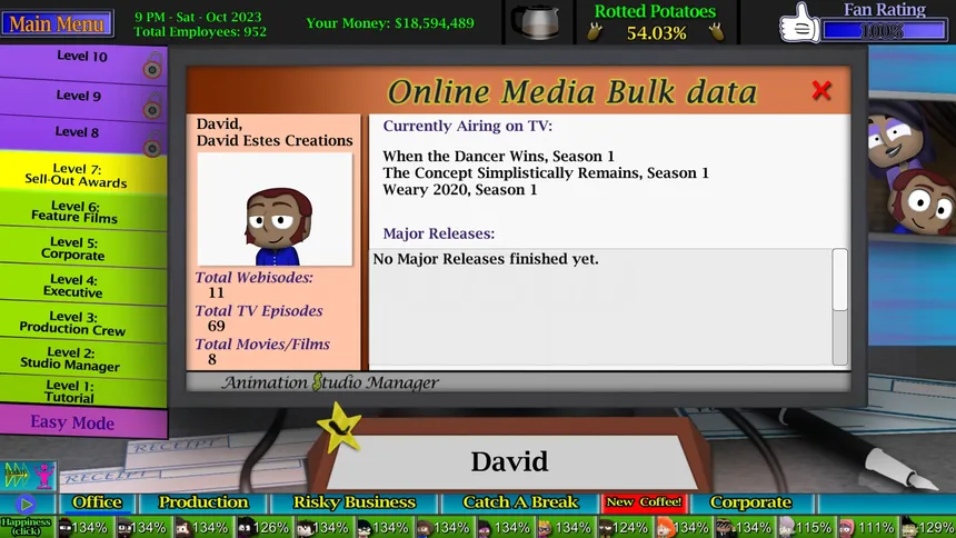 Скриншот 8 к игре Animation Studio Manager