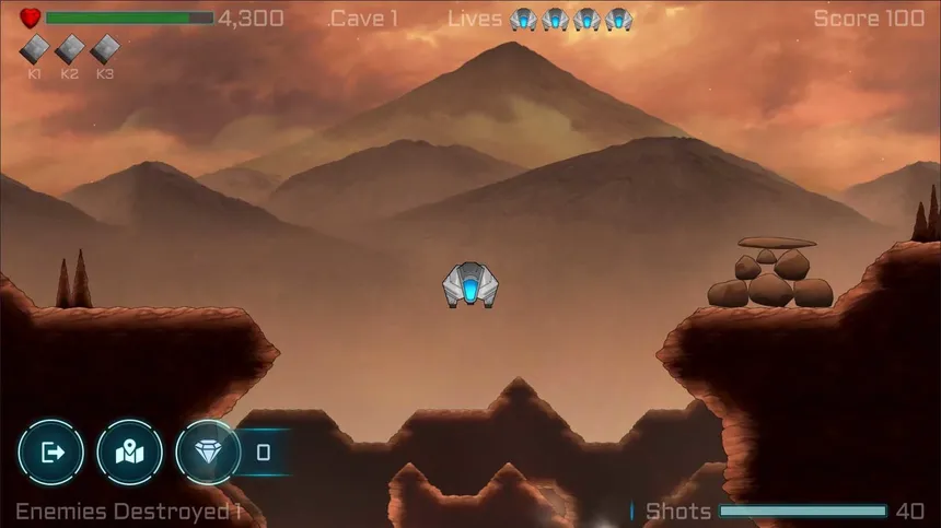 Скриншот 3 к игре Caves Of Mars