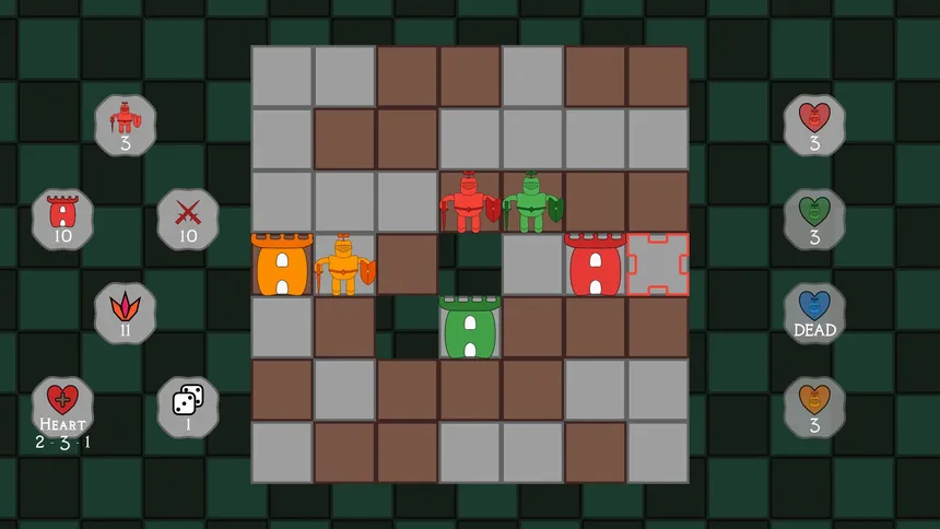 Скриншот 2 к игре Dice Of Knights
