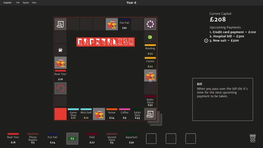 Скриншот 1 к игре CAPITALISM The action board game for one player