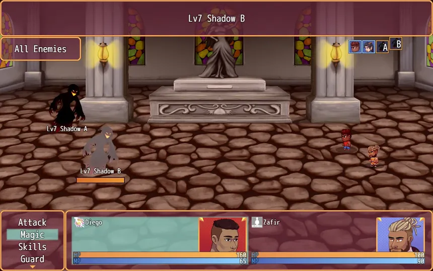 Скриншот 4 к игре Burning Horns: A Bara Isekai JRPG