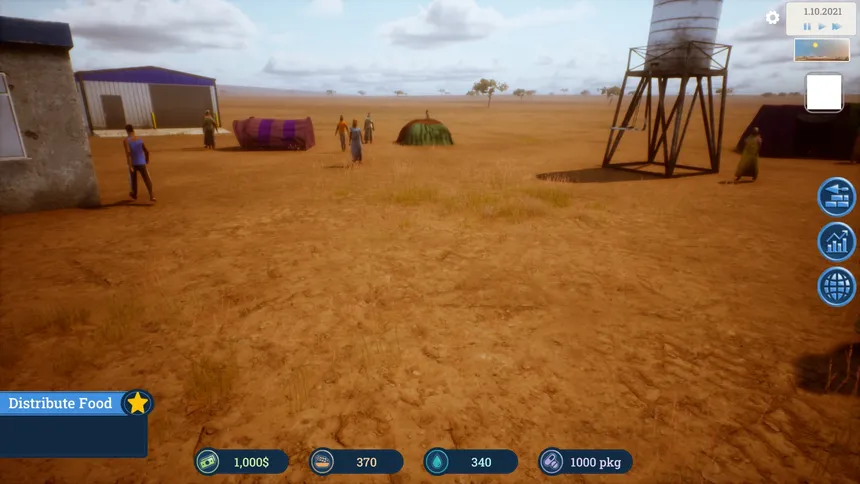 Скриншот 7 к игре Building Hope - Refugee Camp Simulator