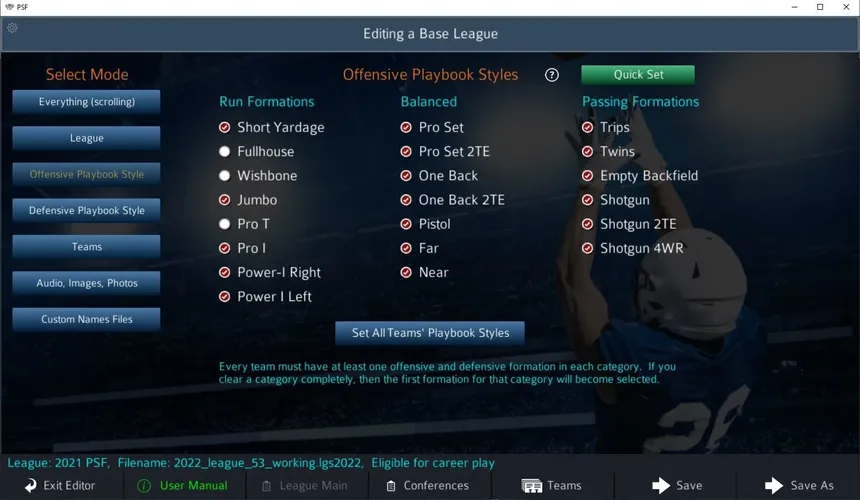 Скриншот 6 к игре Pro Strategy Football 2022