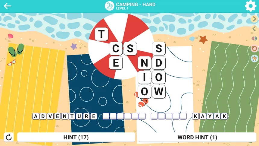 Скриншот 3 к игре Square Word: Summer Edition☀️