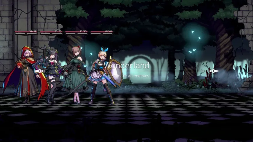 Скриншот 1 к игре LitGirls: Bookbound Dungeons