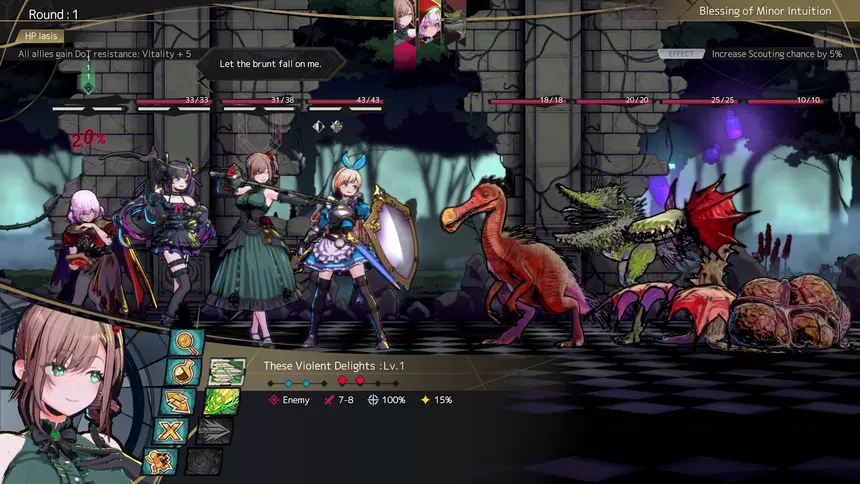 Скриншот 2 к игре LitGirls: Bookbound Dungeons