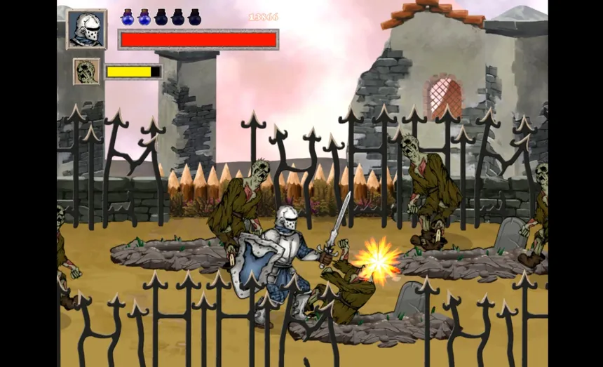 Скриншот 1 к игре Sorcerer Knights