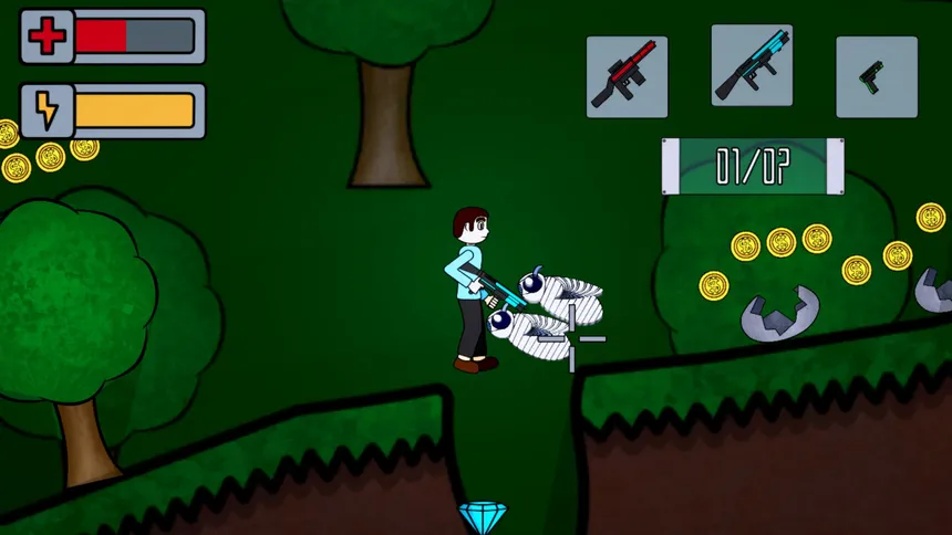 Скриншот 8 к игре Bill's adventure: Alien war