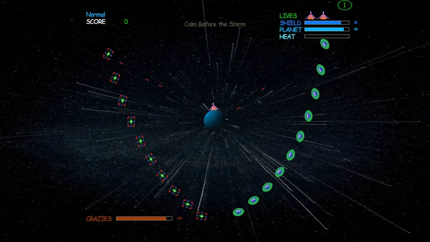 Скриншот 2 к игре Crazy Invader ShootEm Down