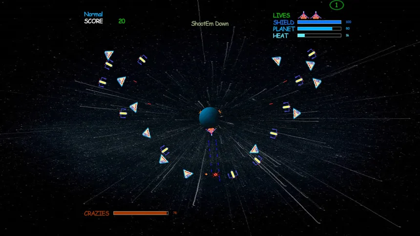 Скриншот 5 к игре Crazy Invader ShootEm Down