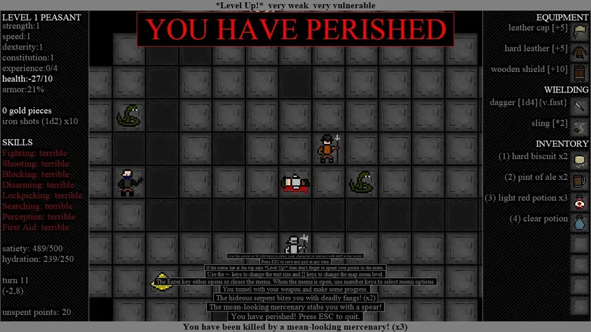 Скриншот 1 к игре BASIC ROGUE