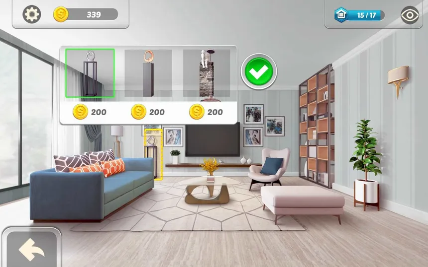 Скриншот 6 к игре Home Designer - Makeover Blast