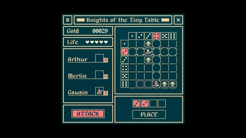 Скриншот 1 к игре Knights of the Tiny Table