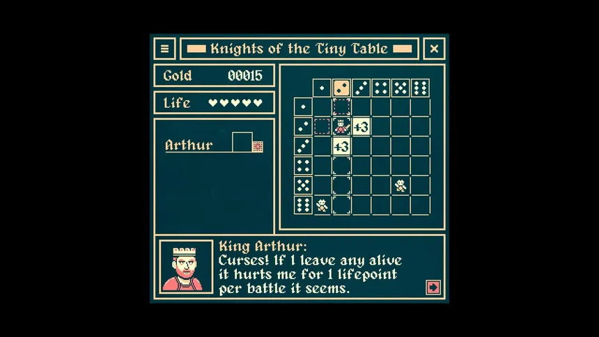 Скриншот 4 к игре Knights of the Tiny Table