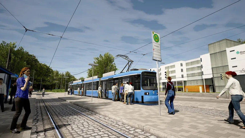 Скриншот 7 к игре TramSim Munich - The Tram Simulator