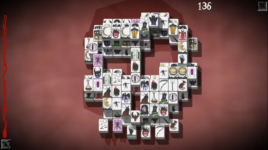 Скриншот 1 к игре Creepy Mahjong