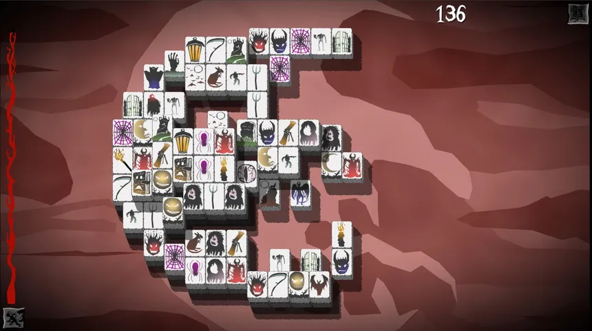 Скриншот 2 к игре Creepy Mahjong
