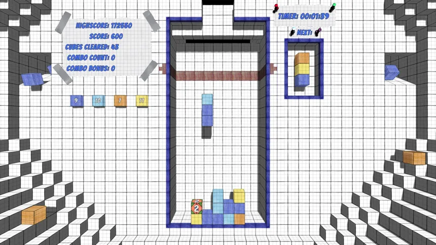 Скриншот 3 к игре Papertris