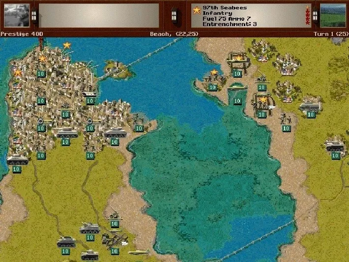Скриншот 1 к игре Pacific General