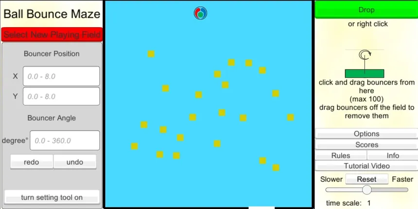 Скриншот 1 к игре Ball Bounce Maze