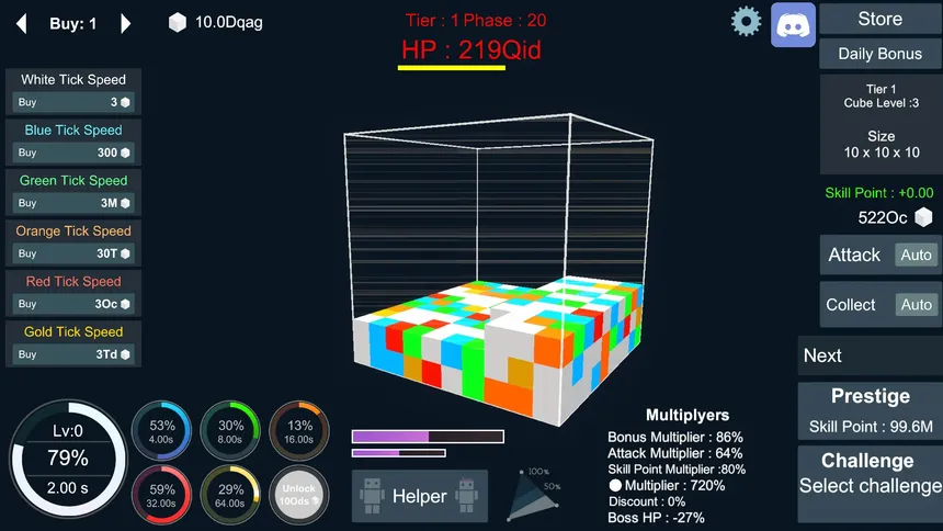 Скриншот 3 к игре Incremental Cubes