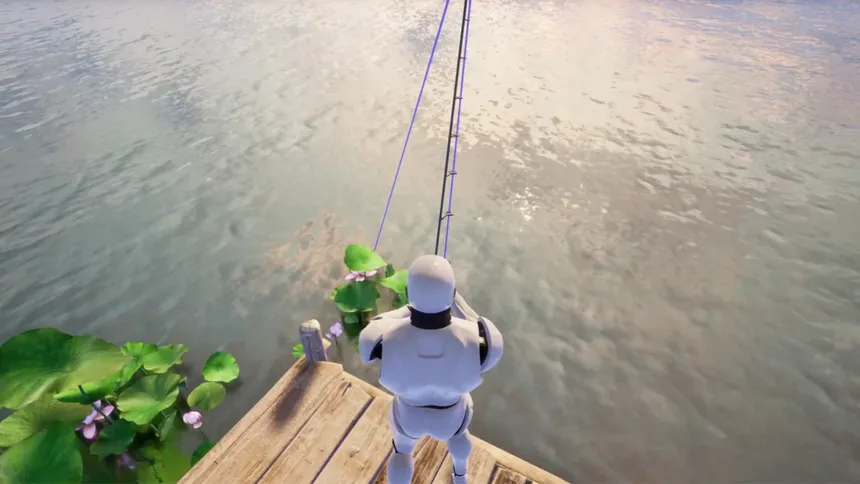 Скриншот 4 к игре Fishing at Lotus Lakes